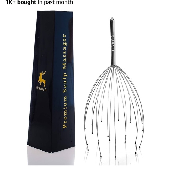 USAGA premium scalp massager and back scratcher - Picture 1 of 7